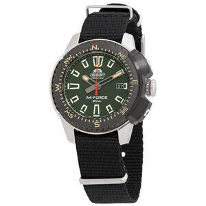 NWT Authentic Orient M-Force Automatic Green Dial Men's Watch